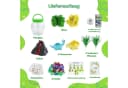 Coradoma Kreativset Terrarium Kit mit LED Nachtlampe und 2 Figuren Bild 3