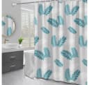 Coradoma Duschvorhang 180x200cm PEVA wasserabweisend inkl. Ringe Bild 2