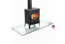 HOOZ Bodenschutzplatte 115x65cm ESG Glas Transparent Bild 2