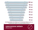 HOOZ Wandregal Glasregal ESG 18cm tief rechteckig inkl. Halter Bild 1