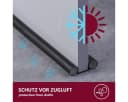 HOOZ Zugluftstopper für Türen Schwarz PU Leder Türdichtung Bild 3