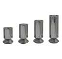 HOOZ Möbelfuß 4er Set Chrom Höhenverstellbar Silber Bild 4