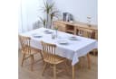 Simurq Tischdecke Rund Weiß Grau Beige Lotuseffekt Wasserabweisend Bild 1
