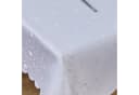 Simurq Tischdecke Rund Weiß Grau Beige Lotuseffekt Wasserabweisend Bild 2