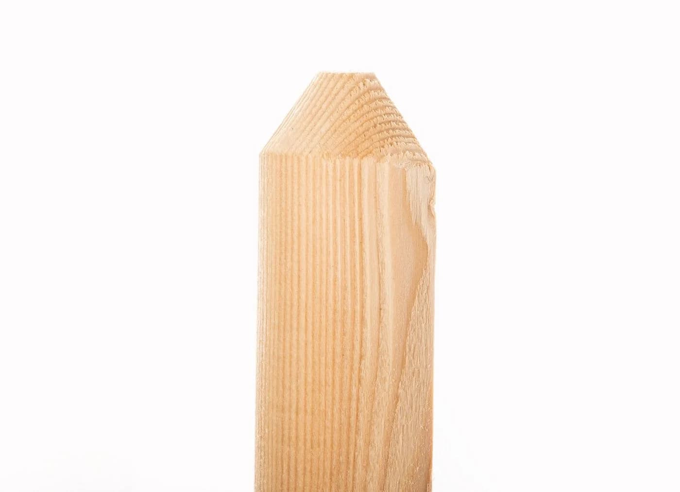 Mega-Holz Zaunlatten Mallorca 40 Stk. Lärche Halbpalisade 6x80 cm