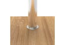 Mondeer Eckschreibtisch Drehbar mit Regal Weiß/Holz Bild 5