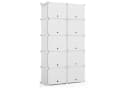 Mondeer Schuhregal Kunststoff-Schuhschrank 40 Paar Schuhe Bild 2