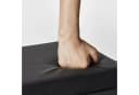 Mondeer Schuhbank Schwarz mit gepolstertem Kissen und 3-stufigem Netzregal Bild 5