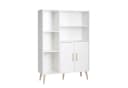 Mondeer Kommode Sideboard, Lagerschrank mit 2 Türen und 5 Fächern, Holz Bild 2