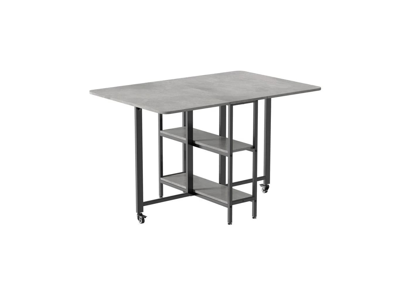 Mondeer Klappbarer Esstisch 120cm Metallgestell - Bild 2