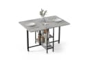 Mondeer Klappbarer Esstisch 120cm Metallgestell Bild 3