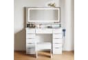 Mondeer Schminktisch-Set mit Hocker, LED & 11 Schubladen Bild 2