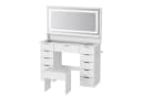 Mondeer Schminktisch-Set mit Hocker, LED & 11 Schubladen Bild 3