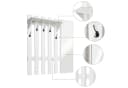 Mondeer Garderoben-Set (2-St) mit Schuhbank, Garderobenpaneel mit Spiegel und 5 Haken Bild 5