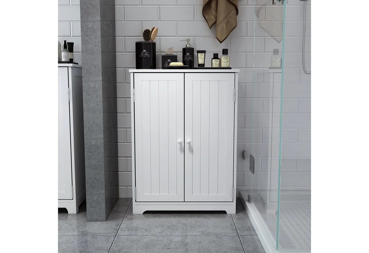 Mondeer Badkommode Badezimmerschrank Weiß