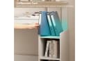 Mondeer Schreibtisch Computertisch mit Monitorhalterung 110x48x93 cm Weiß Bild 5