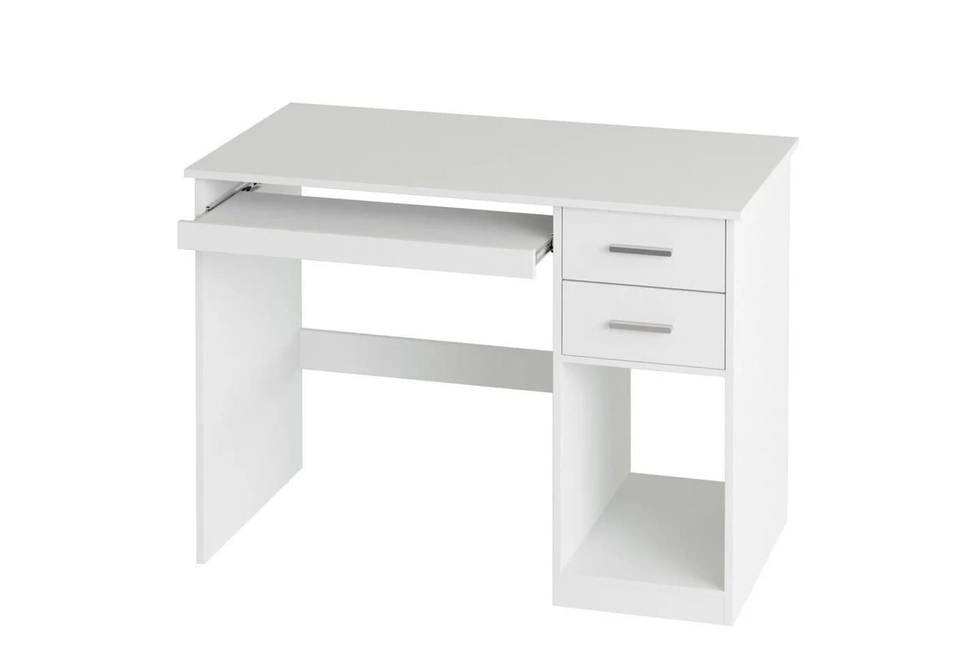 Mondeer Schreibtisch Computertisch mit 2 Schubladen & Tastaturauszug - Bild 2
