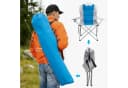 Mondeer Campingstuhl 2er Set Blau Klappstuhl mit Kissen Bild 5