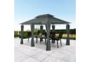 Mondeer Gartenpavillon 3x4m mit Seitenteilen und Metallrahmen Bild 2