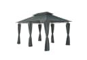 Mondeer Gartenpavillon 3x4m mit Seitenteilen und Metallrahmen Bild 3
