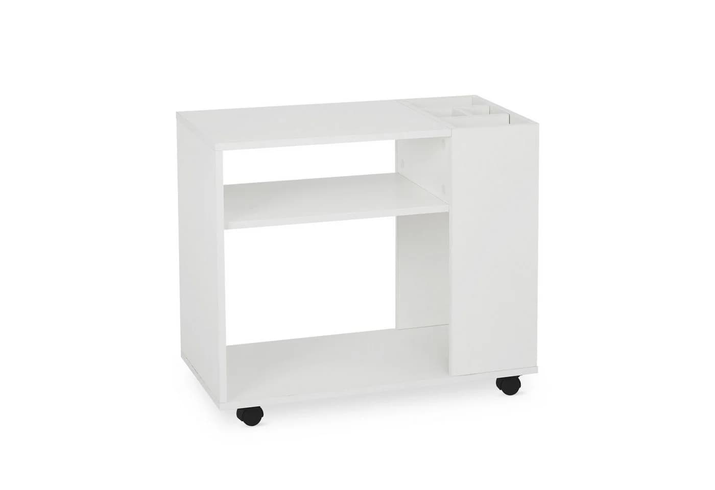 Mondeer Aktenschrank Mobiler Rollcontainer Weiß - Bild 3