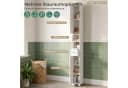 Mondeer Hochschrank Badschrank Weiß mit Schubladen Bild 4