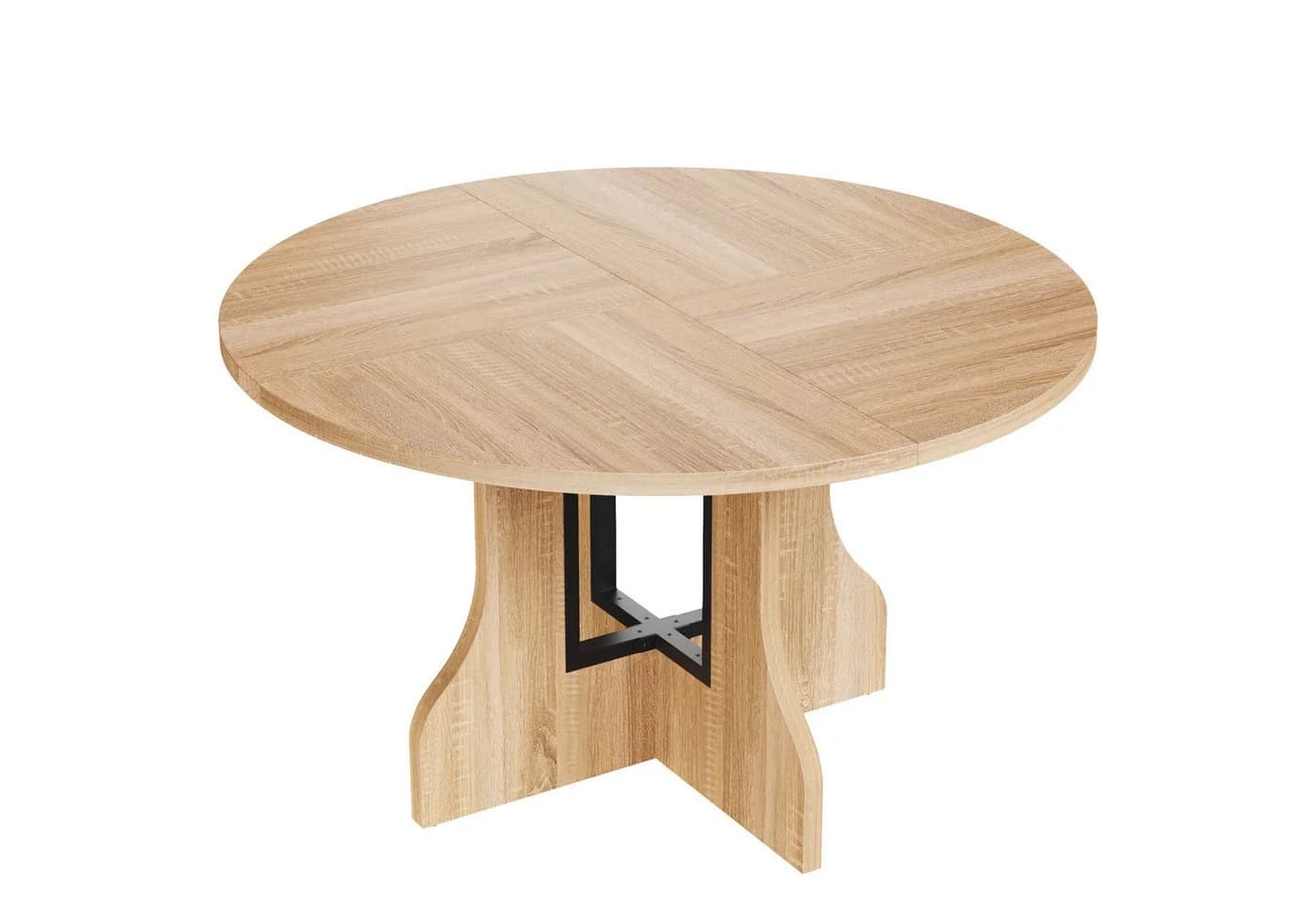 Mondeer Esstisch Rundtisch 120 cm Farmhouse Holzwerkstoff - Bild 2