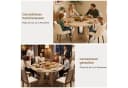 Mondeer Esstisch Rundtisch 120 cm Farmhouse Holzwerkstoff Bild 5
