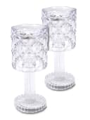 Spetebo LED Mini Tischleuchte Kristall Optik Warmweiß Bild 1