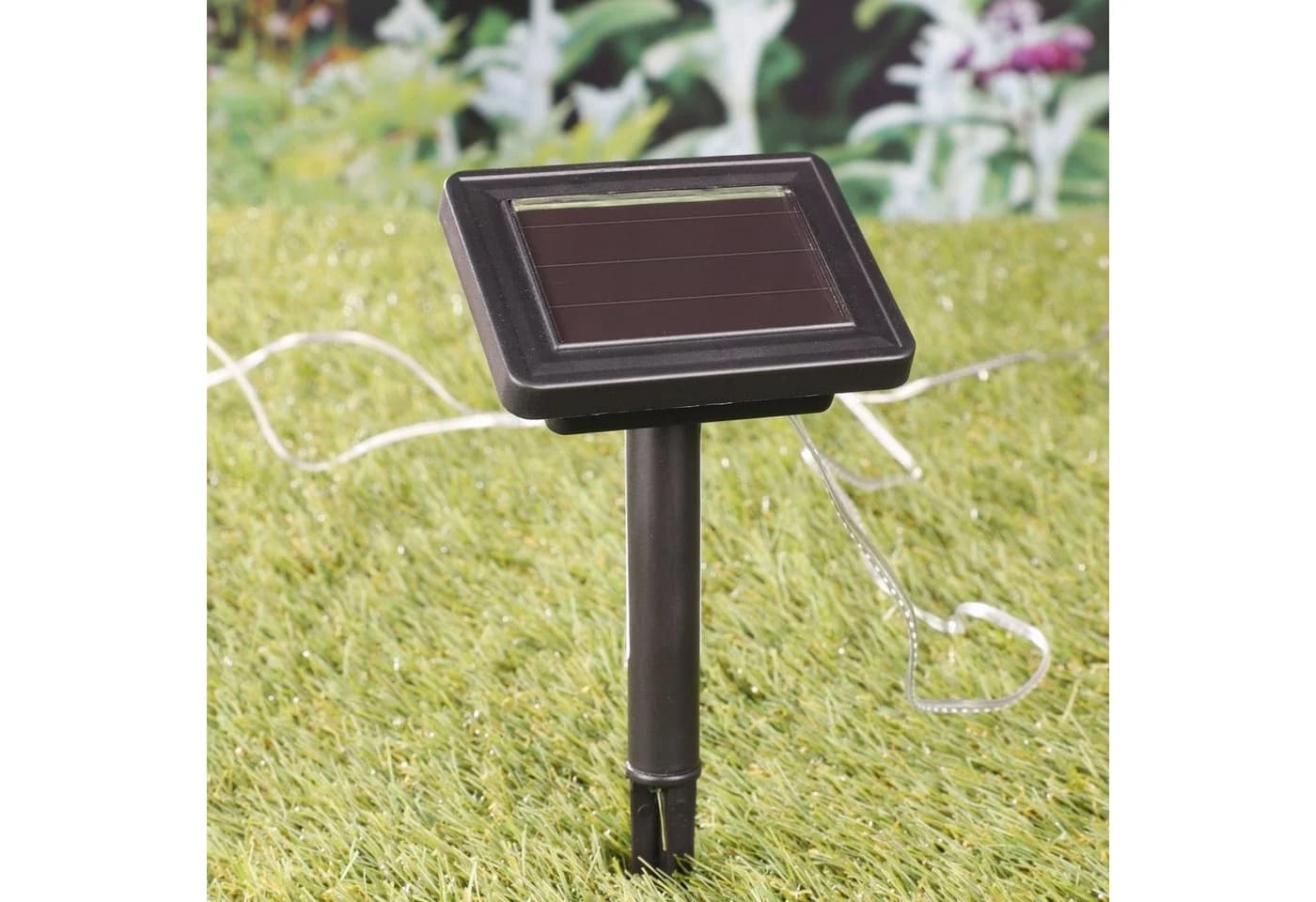 Spetebo Solar Gartenstecker Flamingo 3er Set LED pink - Bild 3