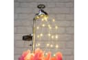 Spetebo LED Solar Deko Wasserhahn mit Blumentopf - Altsilber Bild 1