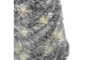 Spetebo Künstlicher Spiral-Weihnachtsbaum 150 cm Silber mit LED Bild 5