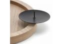 SPETEBO Adventskranz Holz 28 cm mit 4 Kerzentellern Bild 3