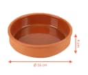 Spetebo Portionsförmchen Tapas Schalen aus Ton 4er Set Bild 1