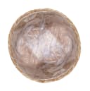 Spetebo Blumenständer aus Stroh mit Holzbeinen Bild 3