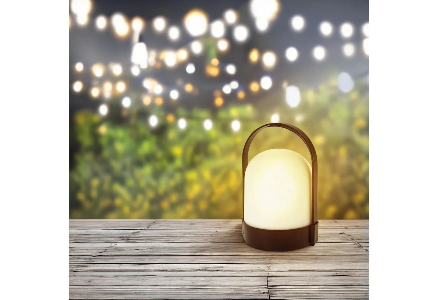 Spetebo LED Außen-Tischleuchte Warmweiß Kunststoff - Bild 5