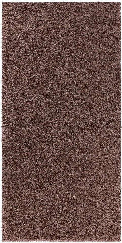 CARPET CITY City Shaggy Hochflor-Teppich Braun Uni - Bild 3