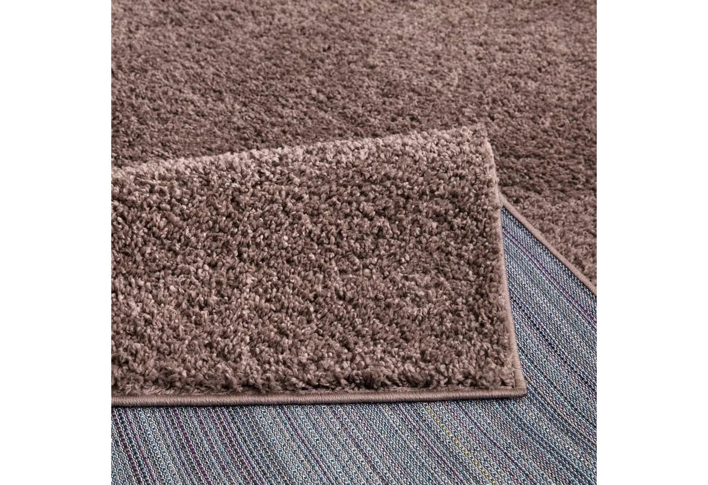 CARPET CITY City Shaggy Hochflor-Teppich Braun Uni - Bild 5