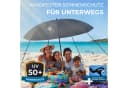 Styngard Sonnenschirm Nizza Grau UV-Schutz 50+ Reise Strandschirm Bild 1