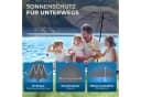 Styngard Sonnenschirm Nizza Grau UV-Schutz 50+ Reise Strandschirm Bild 4