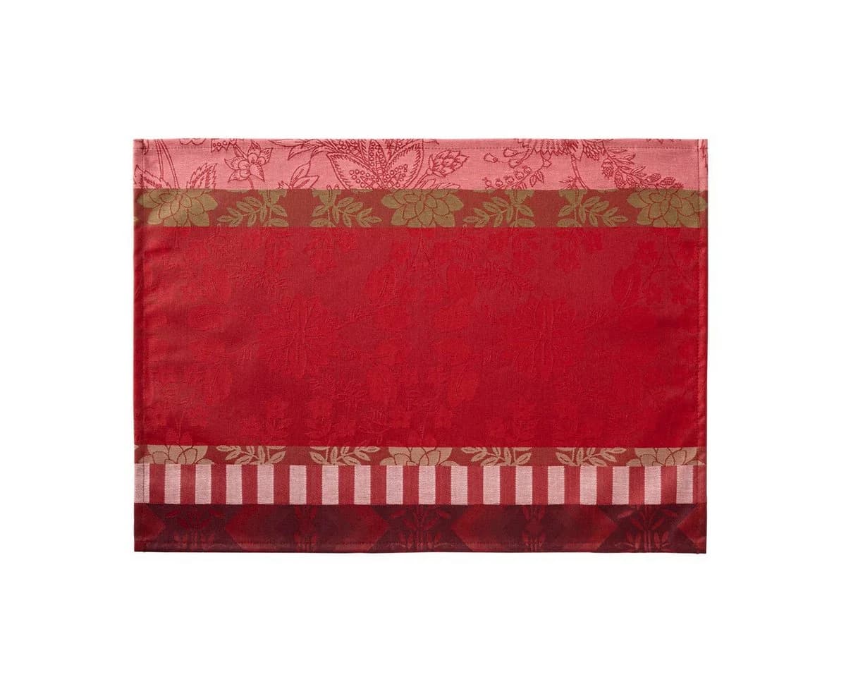 Le Jacquard Français Tischset Set 2-tlg. Rubis Baumwolle Beschichtet