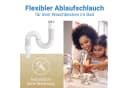 Lobenswerk Siphon SuperFlex Ablaufgarnitur ausziehbar 320-890mm Aluminium Mutter Bild 1