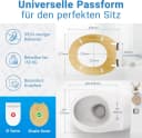 Lobenswerk WC-Sitz mit SoftClose Absenkautomatik Beige Bild 3