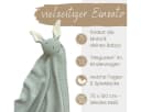 DIKOS Babydecke 100% BIO Baumwolle Strickmuster Hasen Geschenkset Bild 5