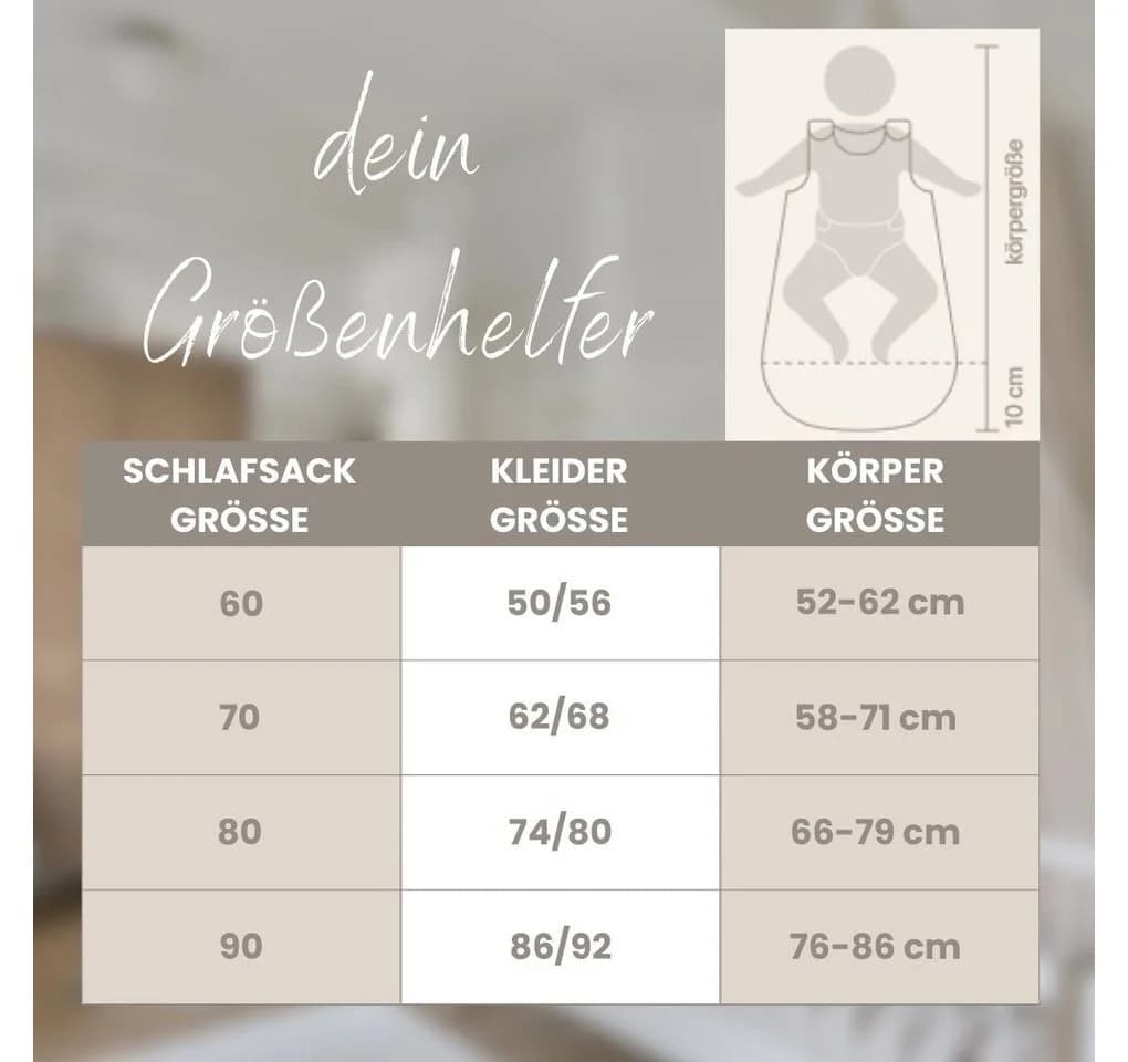 DIKOS Babyschlafsack ohne Füße 2,5 TOG Bio-Baumwolle - Bild 3