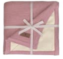 DIKOS Babydecke Winterdecke Neugeborene Altrosa Grau Baumwolle/Velours OEKO-TEX® Bild 2