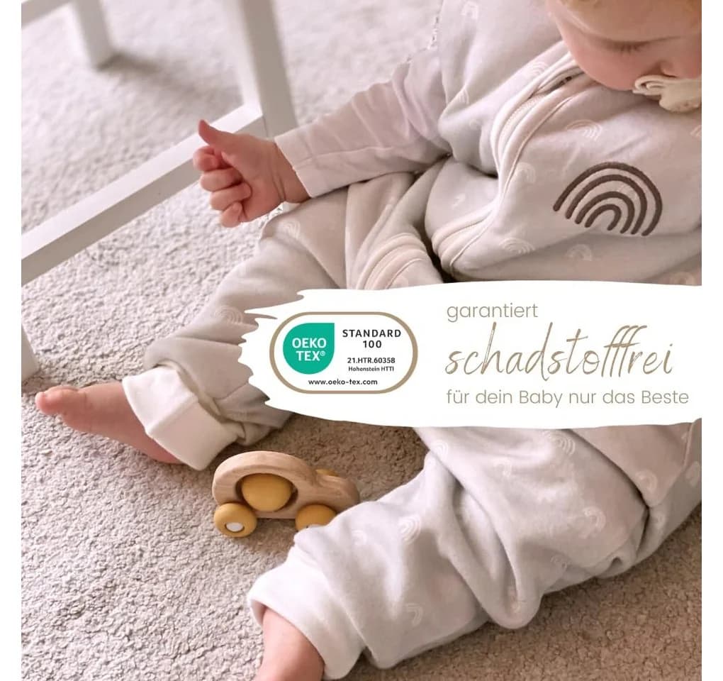 DIKOS Babyschlafsack mit Füßen 2,5 TOG Regenbogen - Bild 3
