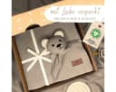 DIKOS Babydecke SCHMUSE-Bär 100% Bio Baumwolle Geschenkset Bild 1