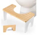 Benkstein Fußhocker Bambus Toilettenhocker Erwachsene klappbar Bild 2