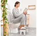 Benkstein Fußhocker Bambus Toilettenhocker Erwachsene klappbar Bild 5